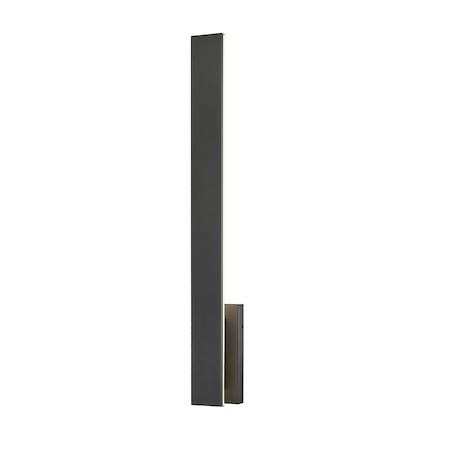 Z-Lite Stylet Outdoor Wall, 2-Light, 4.75 In.W x 36 In.L x 3.75 In.H, Sand Black/White 5007-36BK-LED